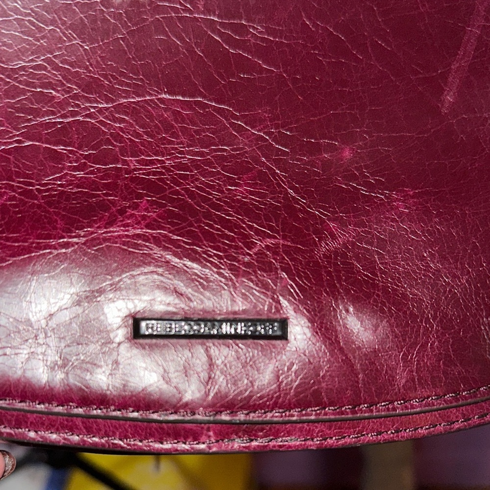 Rebecca Minkoff Rich Burgundy Crossbody Bag - Picture 11 of 11